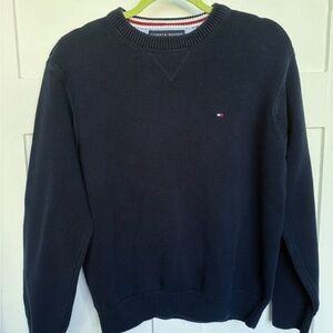 Tommy Hilfiger Men's Dark Blue Crewneck Sweater